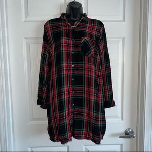 Black and Red Flannel - Size M